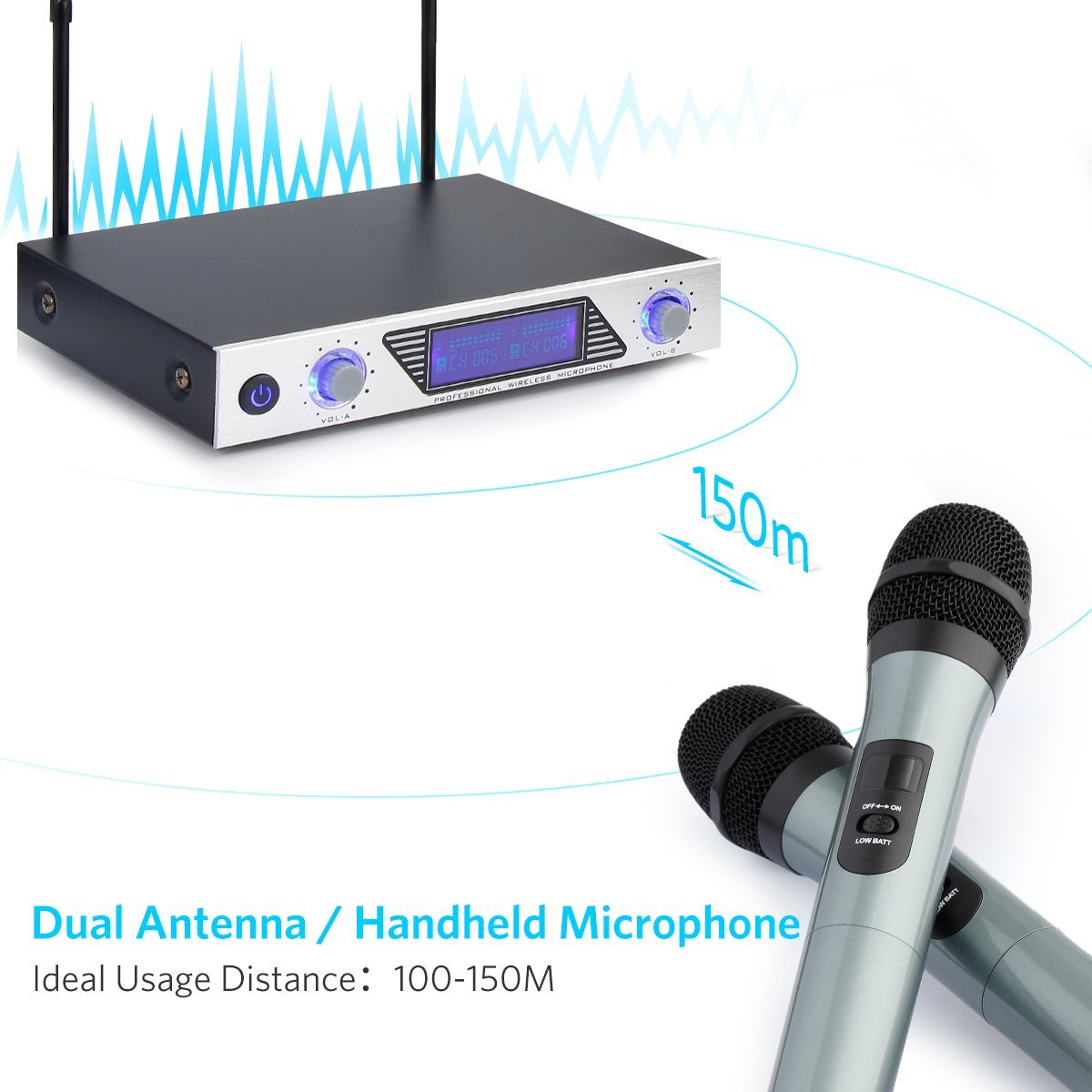 JYX-69BT Portable Bluetooth Karaoke Speaker with Dual Wireless Microphones and LED Lights – Ideal for Parties and Events, Price in Oman