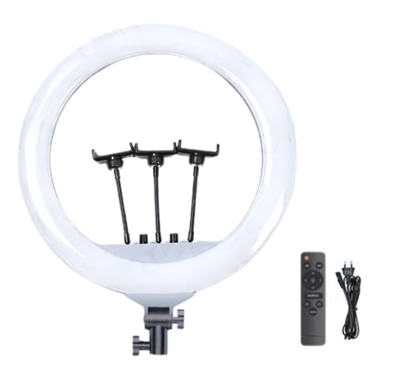 Plokama R56 22-Inch LED Soft Ring Light with RGB Modes, Adjustable Brightness & Remote Control Best Price In Muscat Oman