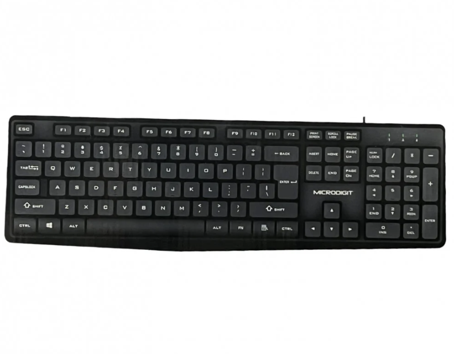 Microdigit Premium Computer Keyboard MD321K – Wired USB Full-Size Keyboard (English/Arabic) Price In Oman