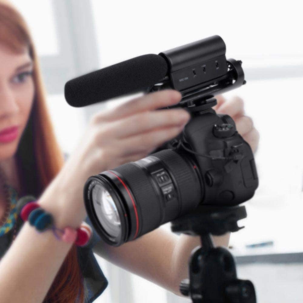 Takstar SGC‑598 Camera Shotgun Microphone – High‑Sensitivity Condenser Mic for DSLR, Camcorders & Vlogging - Price In Oman