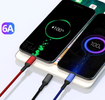 Nuoxinda Y04 3‑in‑1 Braided Data Cable – USB‑C, Lightning & Micro‑USB – Fast Charge & Sync – Price In Oman
