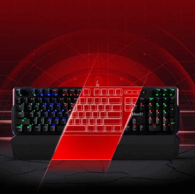Bloody B885N Full LK Gaming Keyboard – RGB Optical Switch