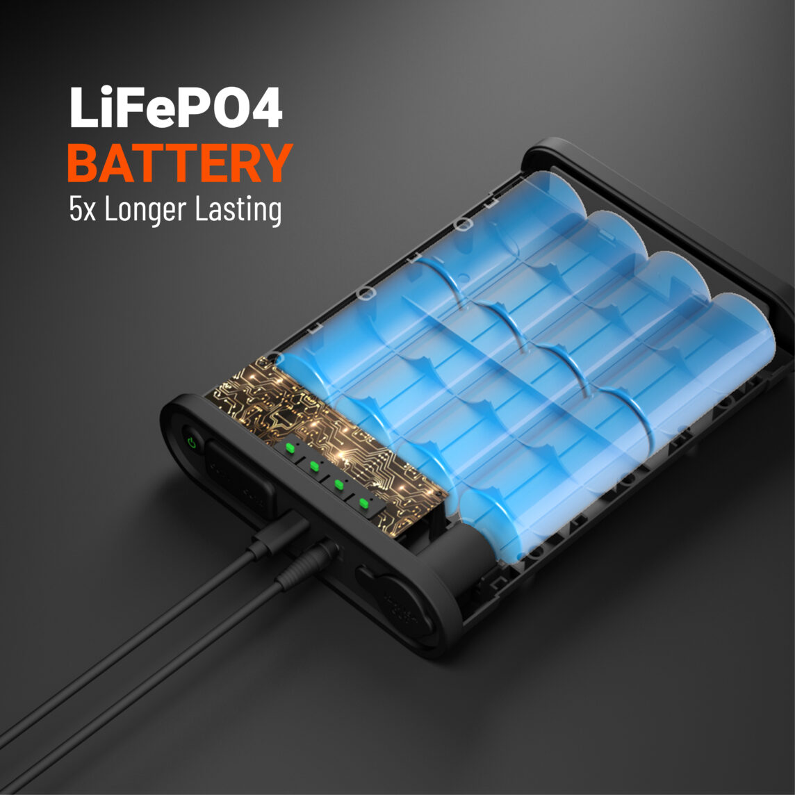 Porodo 48000mAh Outdoor Power Bank PD-PBCFH005-BK – High-Capacity Rugged Portable Charger - Price in Oman