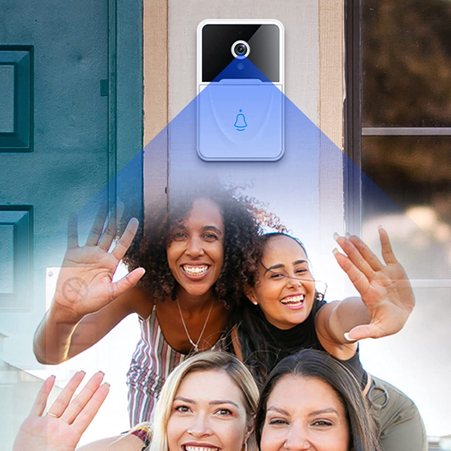 Wireless Door Bell with Camera MNB4 – Smart HD WiFi Video Doorbell