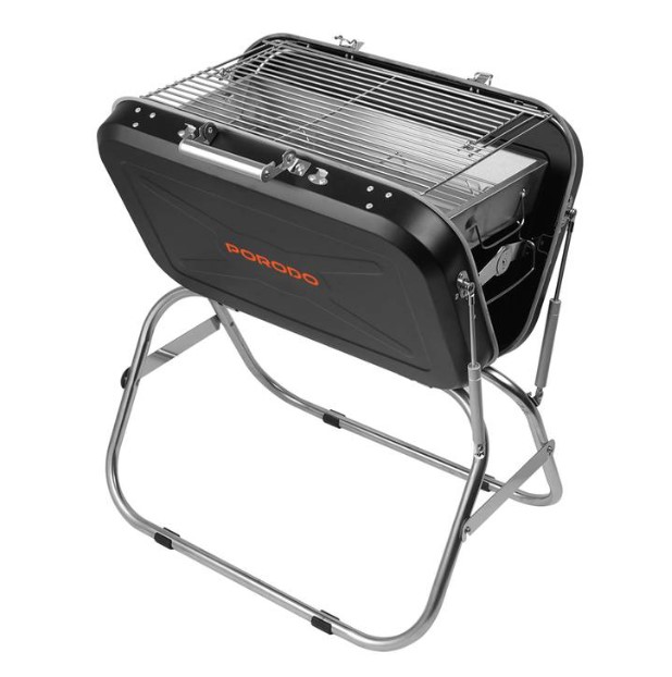 Porodo Lifestyle Foldable BBQ Grill – 17-Inch Grilling Area, Portable Charcoal Grill, Quick Setup, Price In Oman