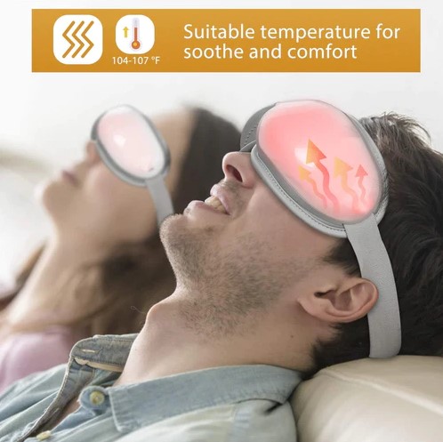 Renpho Heated Eye Massager with Bluetooth Music & Compression – Ideal for Eye Strain, Migraines & Relaxation - Price In Oman