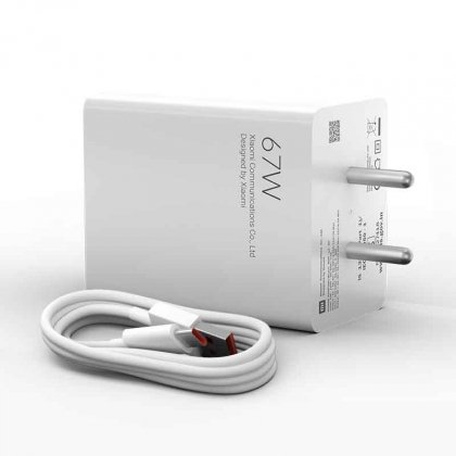 Xiaomi Mi 67W Charging Combo (Type-A) – Fast Charging Power Adapter with Durable Cable for Efficient Charging, Price In Oman