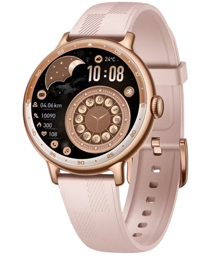 Powerology Gazelle Urban Elegance AMOLED GPS Smart Watch PSWGBT60 – 1.19″ AMOLED, IP68, Women’s Health, Price In Oman