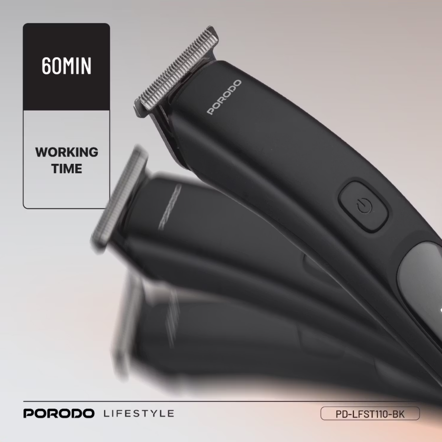 Porodo Lifestyle T-Blade Compact Trimmer LFST110 – 600 mAh USB-C Rechargeable - Price In Oman