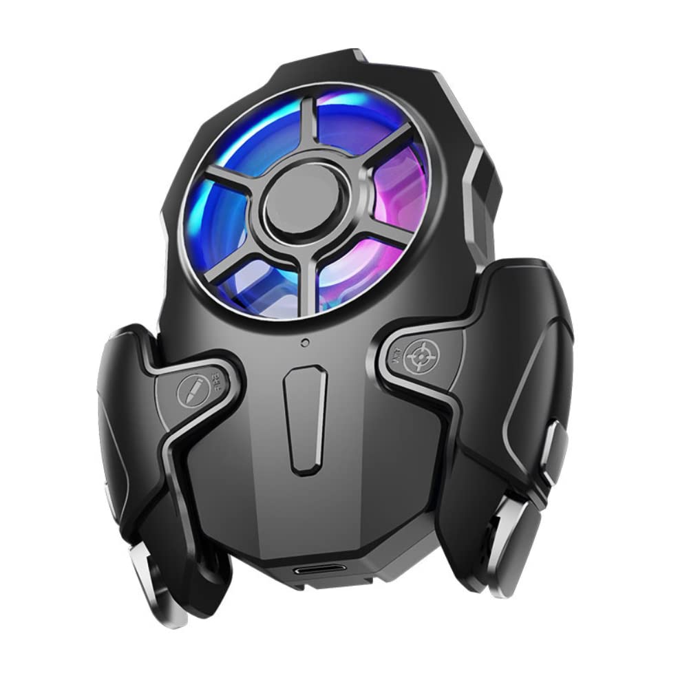 AK03 Mobile Phone Cooler Fan with Gaming Trigger – 2-in-1 Gamepad & Radiator for Android/iOS, Price In Oman