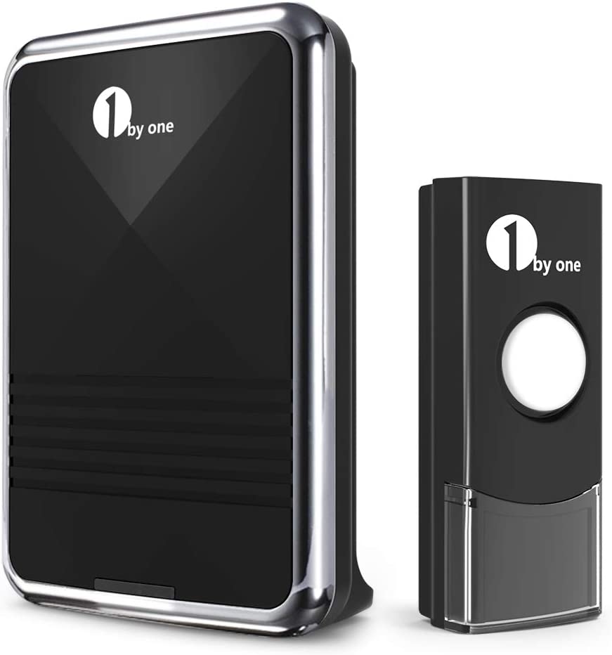1byone Wireless Doorbell MNB2 – Long‑Range 500 ft, 36 Chimes, Adjustable Volume & LED Flash – Waterproof & Expandable - Price In Oman