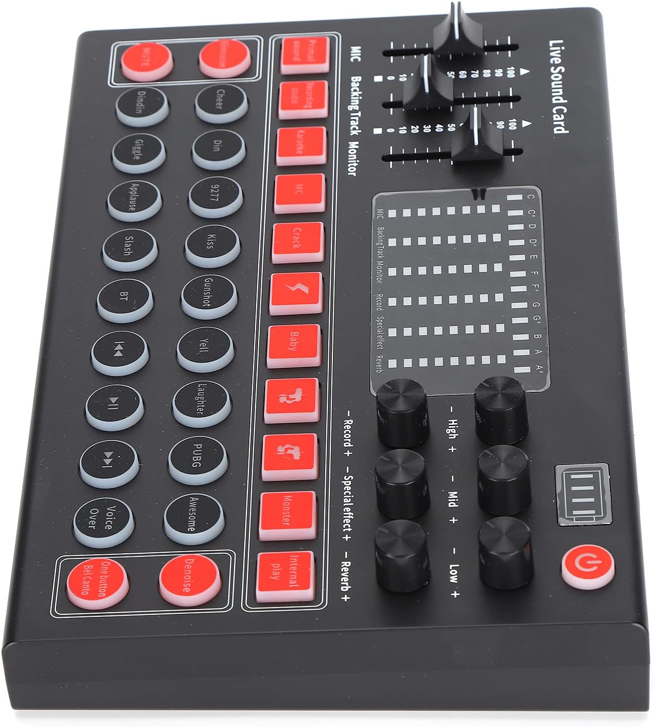 Professional Digital Sound Card M9 — Live Mixer & USB Audio Interface with DSP Effects, Mobile + PC Compatible - Price In Oman