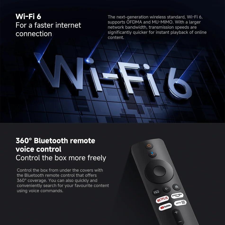 Xiaomi Mi TV Box S (3rd Gen) – 4K Ultra HDR Google TV Streaming Box - Price In Oman
