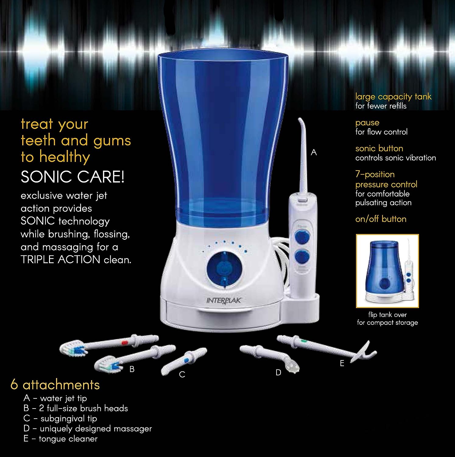 CVS Health Teeth Cleaning System – All‑in‑One Sonic Water Flosser & Dental Tool Kit – Price In Oman