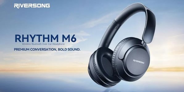 Riversong Rhythm M6 EA279 Over-Ear Wireless Headphones – Bluetooth 5.3, Noise Cancellation, Foldable Design, Price In Oman