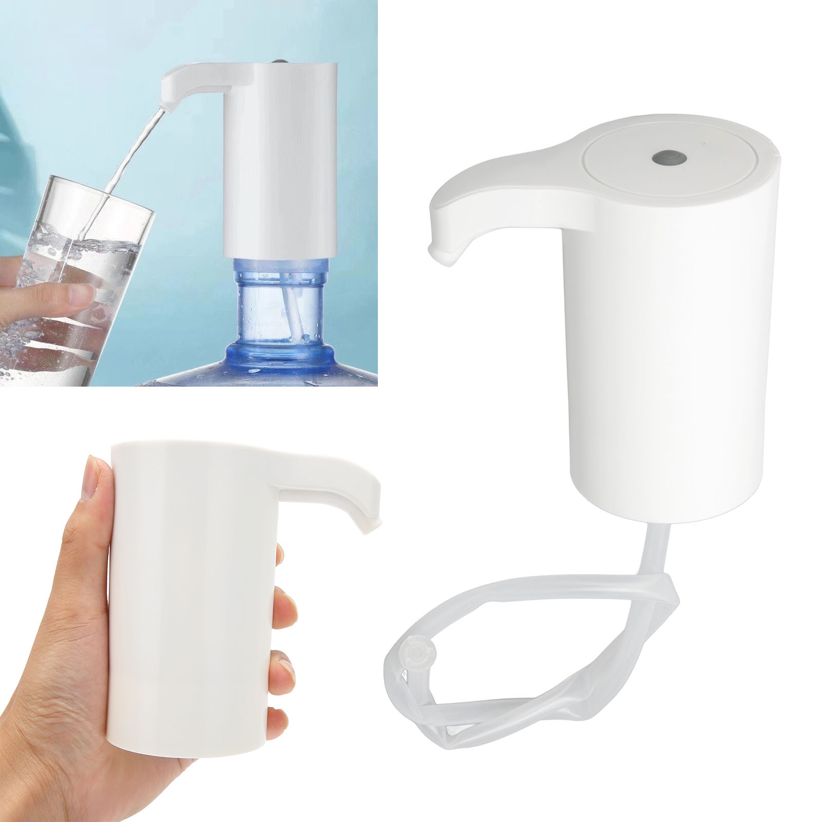 R-Vihan RV-03 USB Rechargeable Water Dispenser Pump – Portable Electric Water Bottle Pump for Home, Office & Outdoor Use Price in Oman