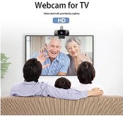 Baytion 1080p Full HD USB Webcam with Microphone – Plug & Play, Noise Reduction, Wide-Angle Lens - Price In Oman