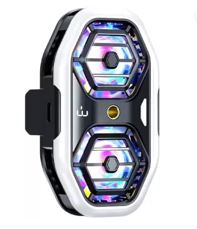Mobile Game RGB Dual Cooling Fan DY58-SL09 – Advanced Semiconductor Cooling with Dual Fans and RGB Lighting Best Price In Muscat Oman