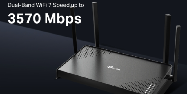 TP-Link Archer BE220 (BE3600) Dual-Band Wi-Fi 7 Router – 3.6 Gbps, EasyMesh & HomeShield – Price In Oman