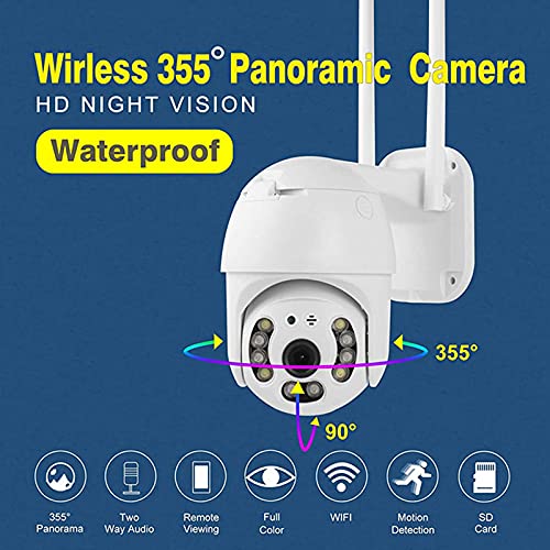 WiFi 360° Smart Outdoor Camera – IP66 Waterproof | Night Vision & Motion Detection, Price In Oman Muscat