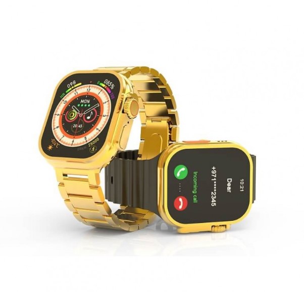 Haino Teko G9 Ultra Max Golden Edition 49 mm Smartwatch – Bluetooth Call, NFC, Wireless Charging – Price In Oman