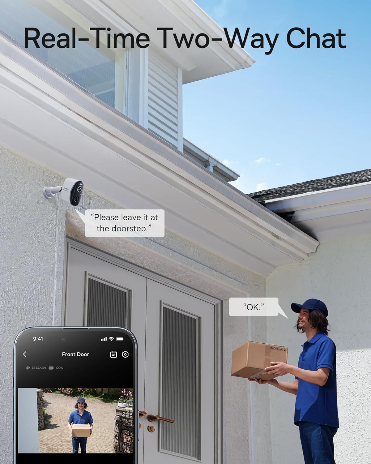 Baseus Security N1 Outdoor Camera 2K – Wireless, Long‑Life Battery, IP67, Expandable Local Storage - Price In Oman