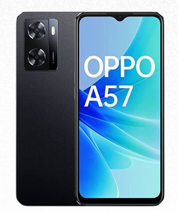 Oppo A57 (6GB RAM, 128GB Storage) – 6.56" HD+ Display, 13MP Dual Camera, 5000mAh Battery