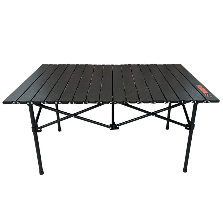 TAHAN Foldable Eggroll Lightweight Camping Table – 120 CM Portable Steel Outdoor Table for Camping, Picnic & Beach (Price In Oman)