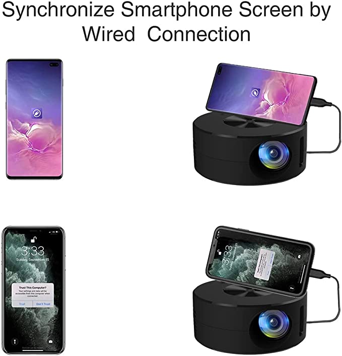 Borrego T1 Portable Mini LED Projector – Compact Home Theater Solution - Price In Oman Muscat