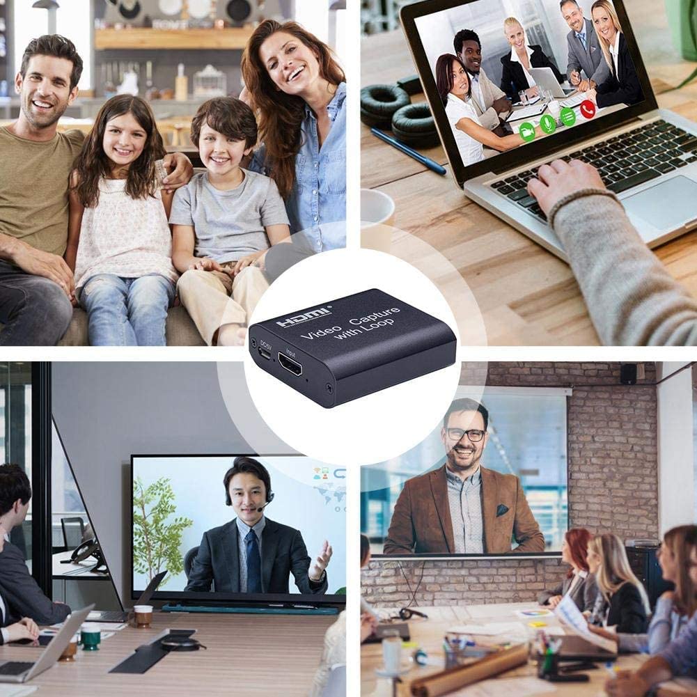4K HDMI Video Capture Card with Loop-Out – USB 3.0, Low Latency, OBS Compatible, Full HD 1080p Recording - Price In Oman