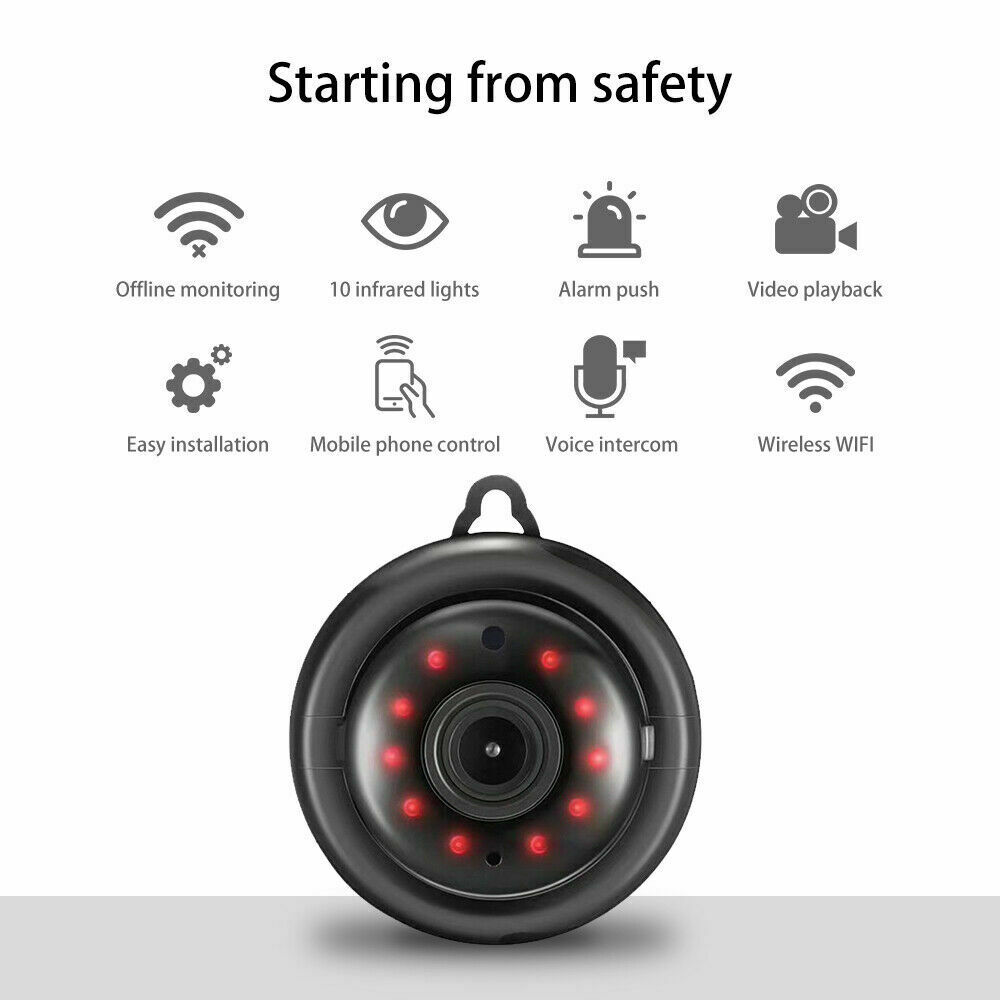 Mini WiFi Camera – 1080p HD Wireless Security Camera with Night Vision & Motion Detection - Price In Oman