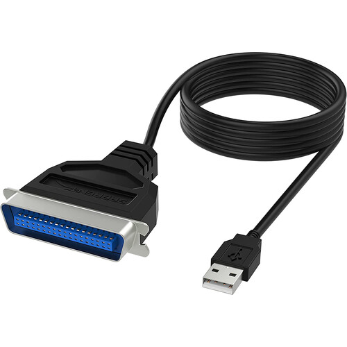 Sabrent USB 2.0 to DB25 IEEE-1284 Parallel Printer Cable Adapter (PR1) – 6ft, Plug & Play, Compatible with Windows & Mac - Price In Oman