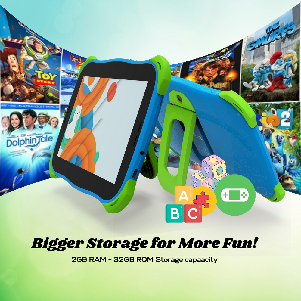 G‑Tab Q6 7″ Touchscreen Kids Tablet – 2 GB RAM, 32 GB Storage, Android 11, Parental Controls – Price In Oman