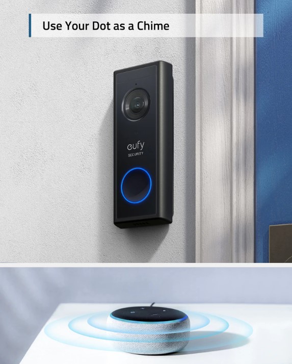 Anker Eufy Video Doorbell 1080p (E8220311) – Battery Powered Smart Doorbell with AI Motion Detection, Best Price In Muscat Oman