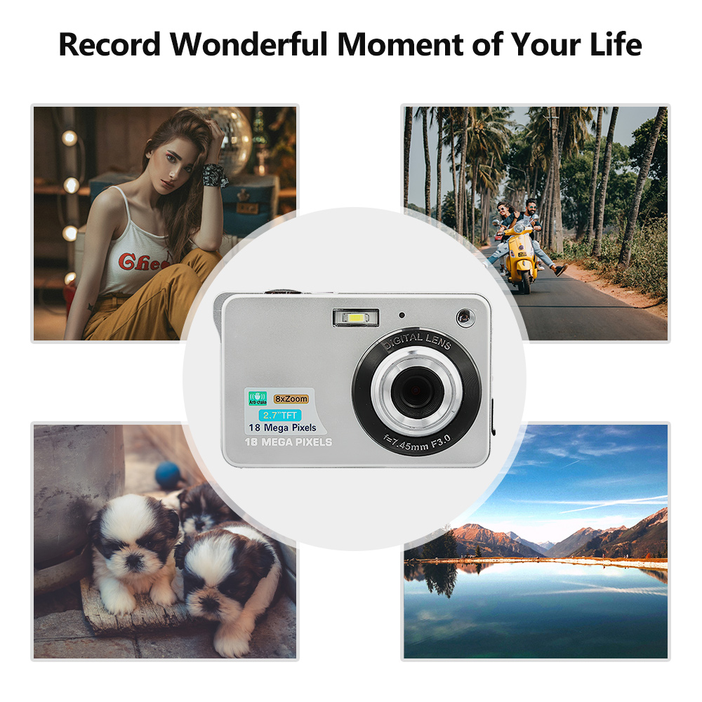 8X Zoom High Definition Digital Camera – 1080P HD Video, 2.7” LCD Screen, 48MP Photo Resolution, Compact & Lightweight Design, Price In Oman