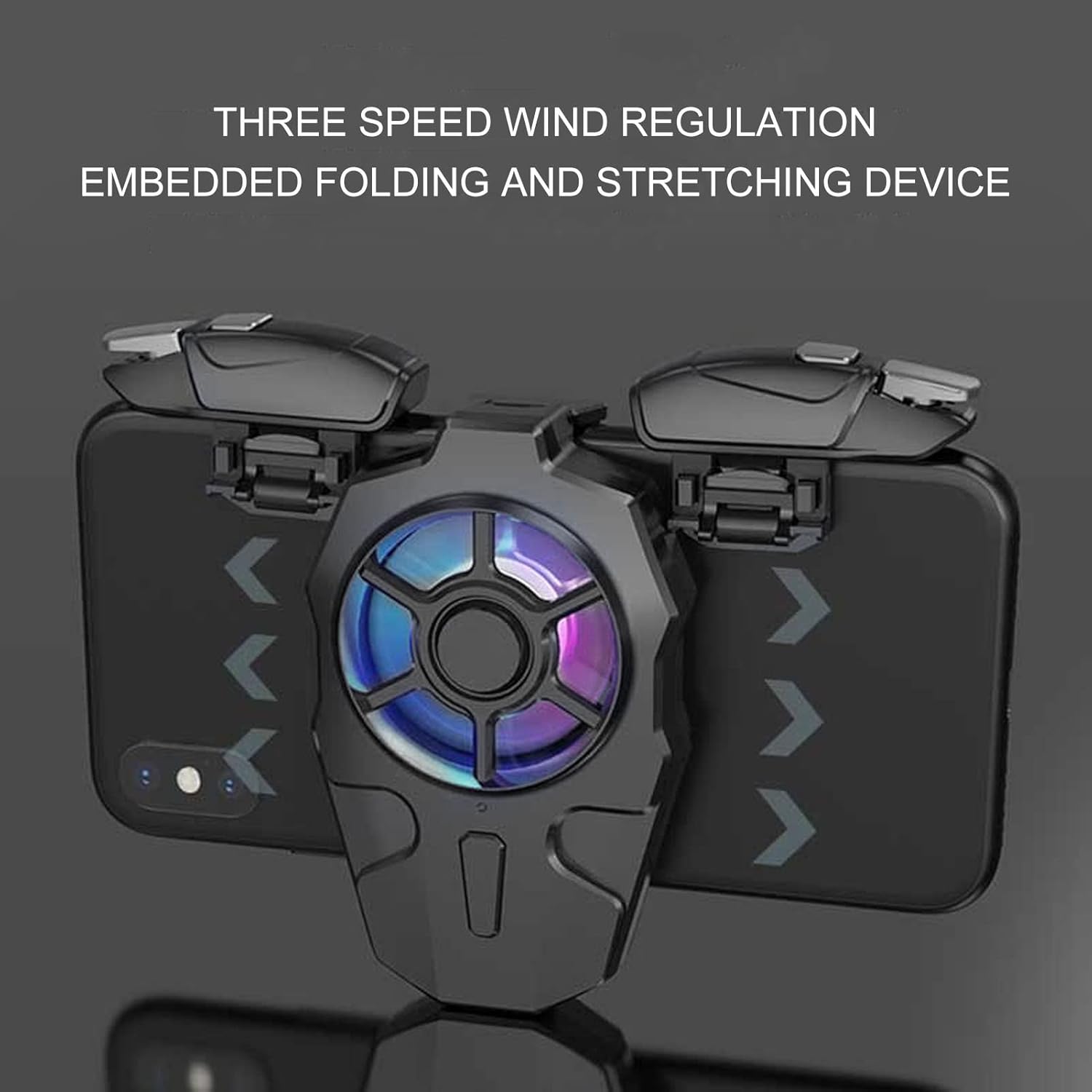 AK03 Mobile Phone Cooler Fan with Gaming Trigger – 2-in-1 Gamepad & Radiator for Android/iOS, Price In Oman