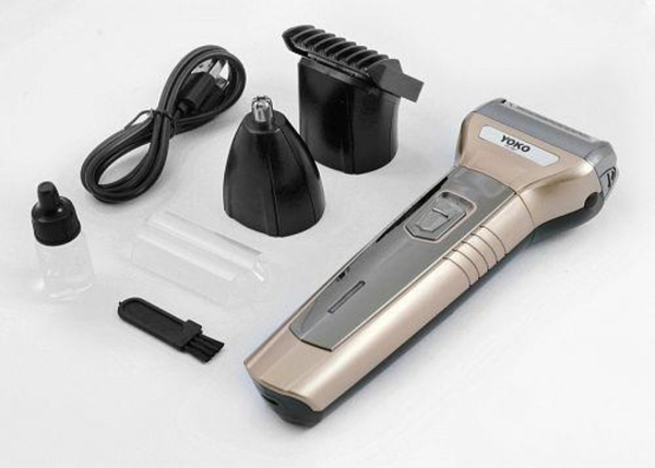 Yoko 7207 3-in-1 Rechargeable Hair, Beard & Nose Trimmer – Price In Oman Muscat