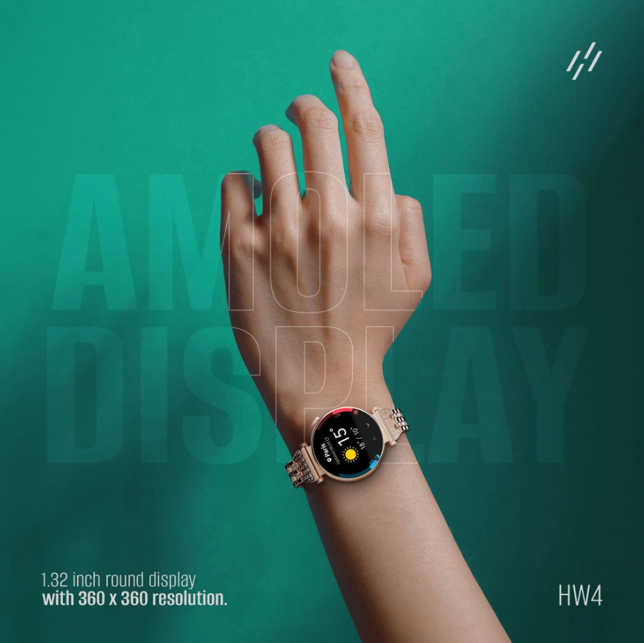 Heatz HW4 Smart Watch Queens Edition – Women’s Fashion Smartwatch with AMOLED Display & Multi-Sport Modes (Price In Oman)
