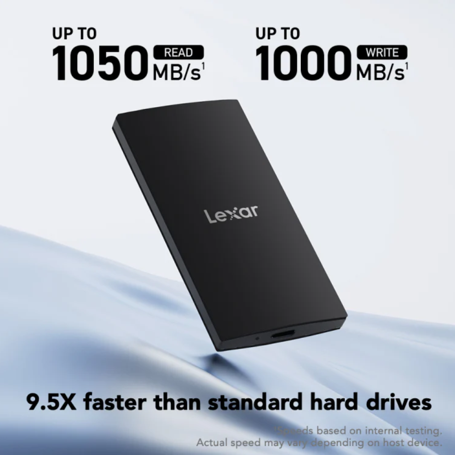Lexar SL300 1TB Portable SSD in Oman – Ultra-Fast Compact Storage Drive