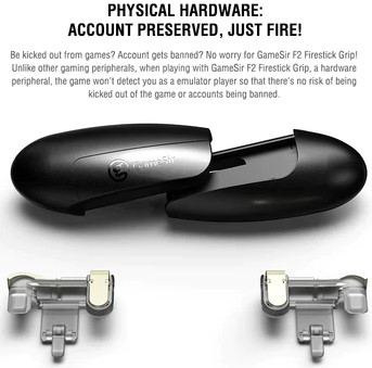 GameSir F2 Firestick Mobile Gaming Controller – Ergonomic Grip with Dual Triggers for iOS & Android - Price In Oman