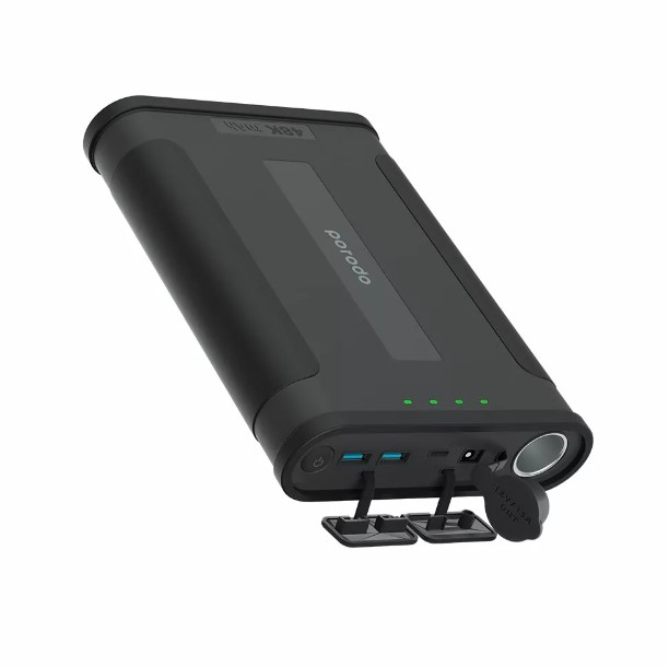 Porodo 48000mAh Outdoor Power Bank PD-PBCFH005-BK – High-Capacity Rugged Portable Charger - Price in Oman