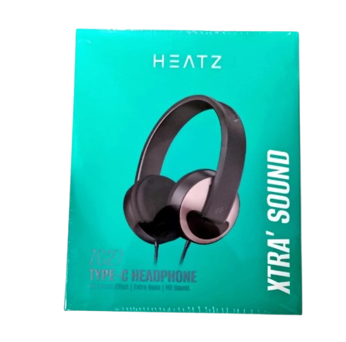 Heatz ZG27 Type-C Wired Headphones – Extra Bass, HD Sound, and Comfortable Fit, Price In Oman