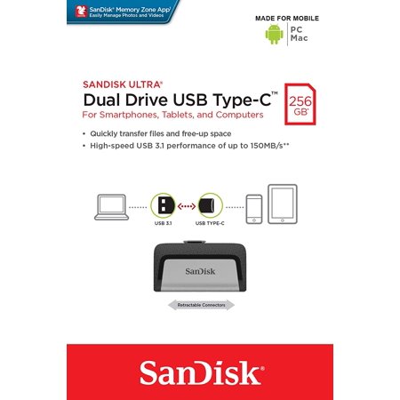 SanDisk Ultra Dual Drive Go USB Type-C 256GB – High-Speed OTG Flash Drive with Dual Connectors, Price In Oman