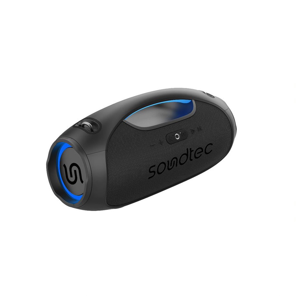 Porodo Soundtec Rush PS‑RUSH — 120W Euphoric Bass Portable Bluetooth Speaker, 5,400mAh Power Bank & IPX6 - Price In Oman