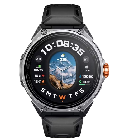 Powerology Alfa Urban Sports GPS Smart Watch – 1.43″ AMOLED, 5ATM, GPS, Ω-Fitness Wearable (Price In Oman)
