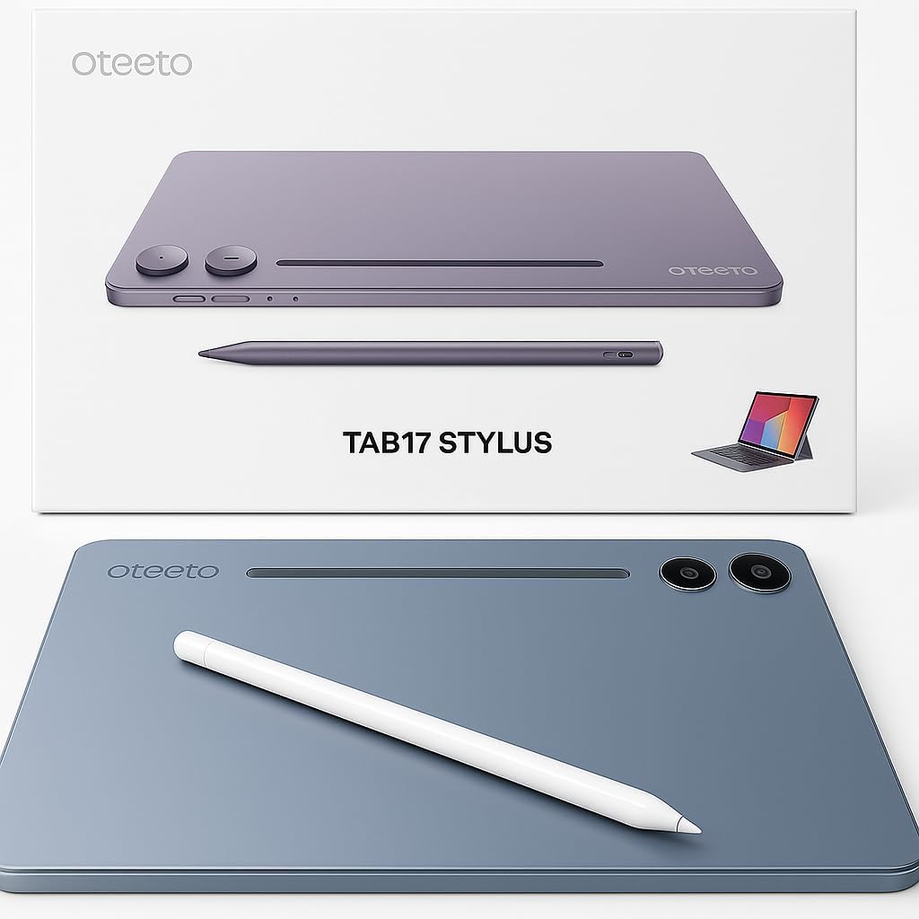 Oteeto Tab 17 Stylus – 11″ Incell Display Tablet, 8 GB RAM, 512 GB ROM, 8000 mAh, Stylus & Wireless Keyboard Included - Price In Oman