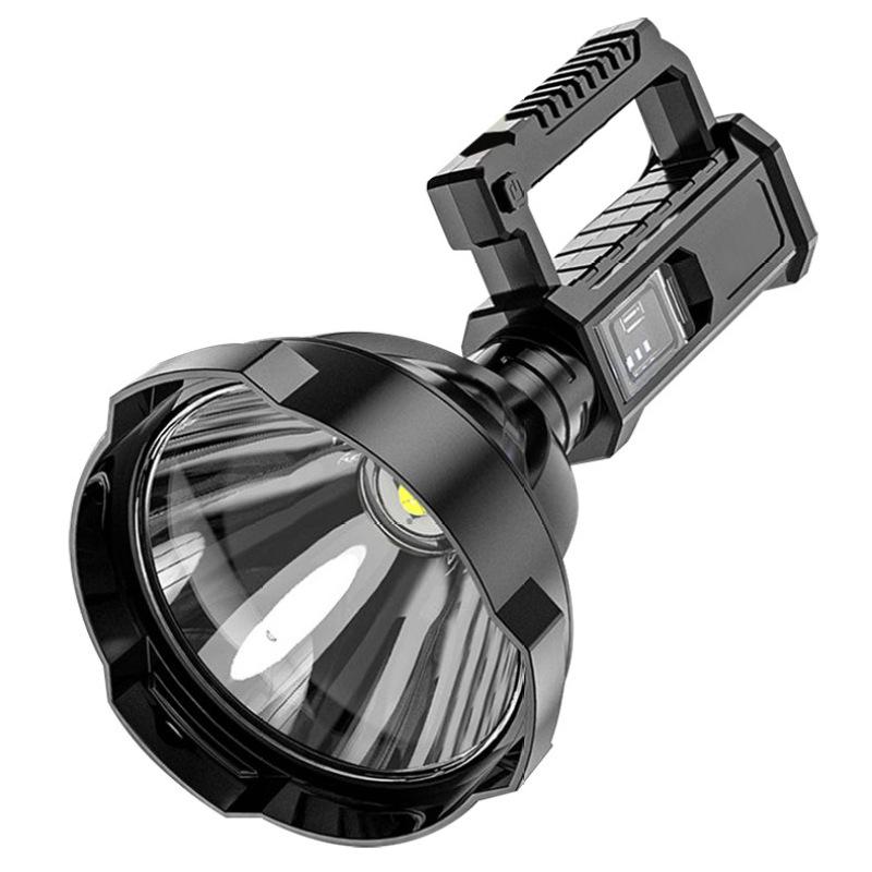 Multifunction High‑Power Rechargeable Searchlight W5120 – 1500 m LED Beam, USB Power Bank, Tripod & IP65 Waterproof - Price In Oman