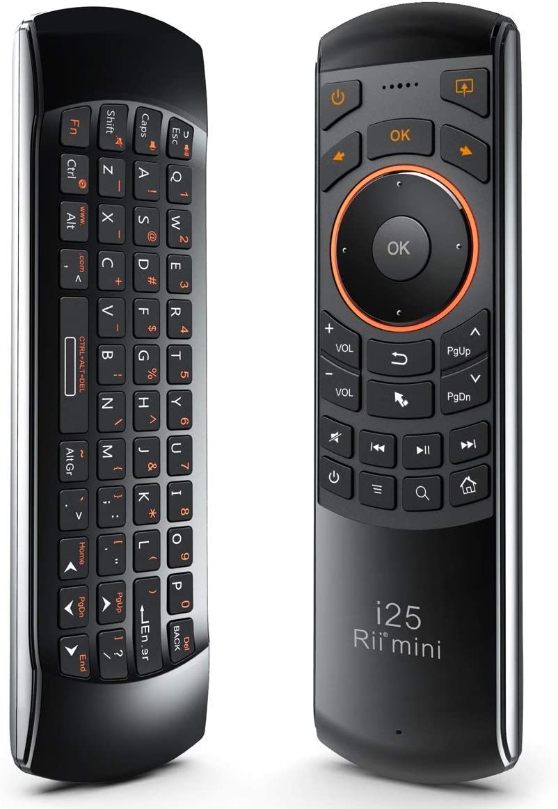 Rii Mini 125 EW00833 Wireless Air Mouse Keyboard – 2.4 GHz Remote for Smart TV, PC & Android - Price In Oman