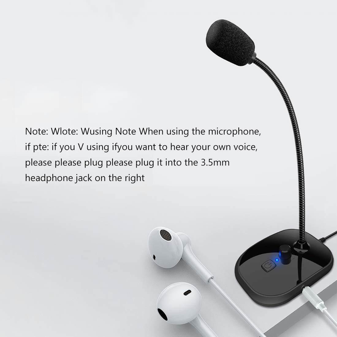 Xiaokoa EU‑SK30 USB Table Mic – Omnidirectional Condenser Mic with Volume Control & Plug‑and‑Play for PC, Streaming, Podcasting - Price In Oman