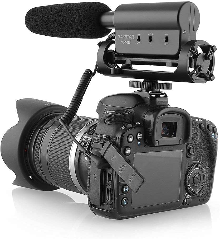 Takstar SGC‑598 Camera Shotgun Microphone – High‑Sensitivity Condenser Mic for DSLR, Camcorders & Vlogging - Price In Oman